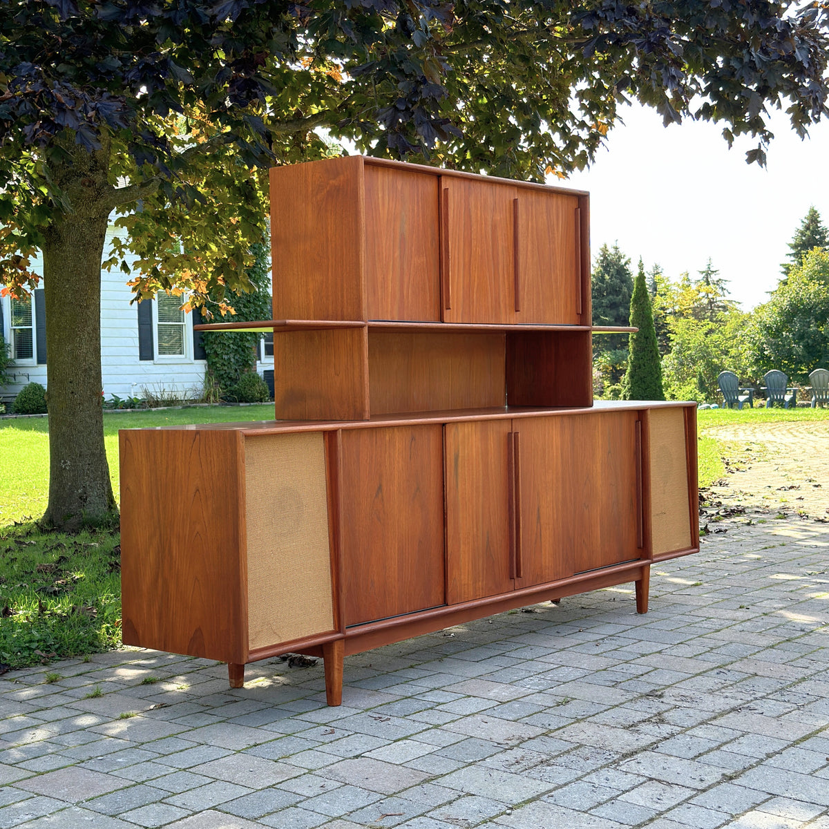 XL Teak Stereo Cabinet