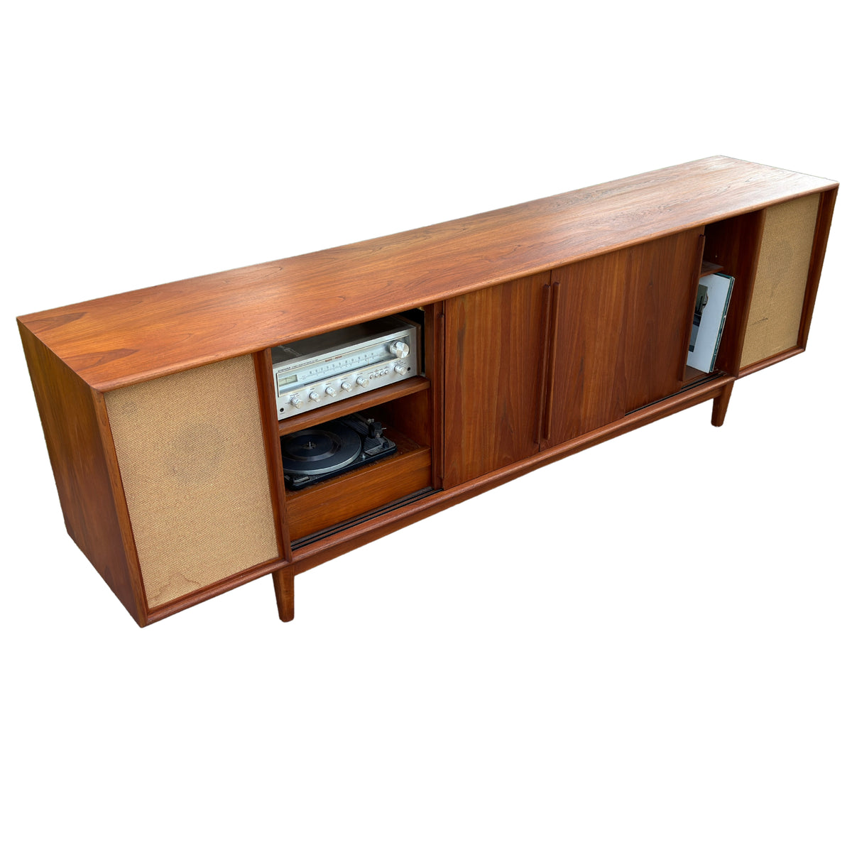 XL Teak Stereo Cabinet