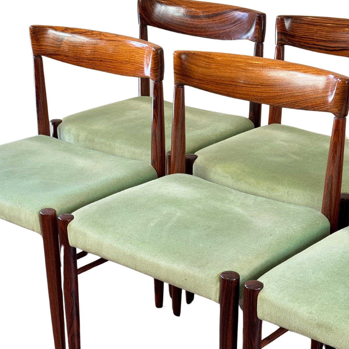 Rosewood Dining Chairs by H.W. Klein for Bramin