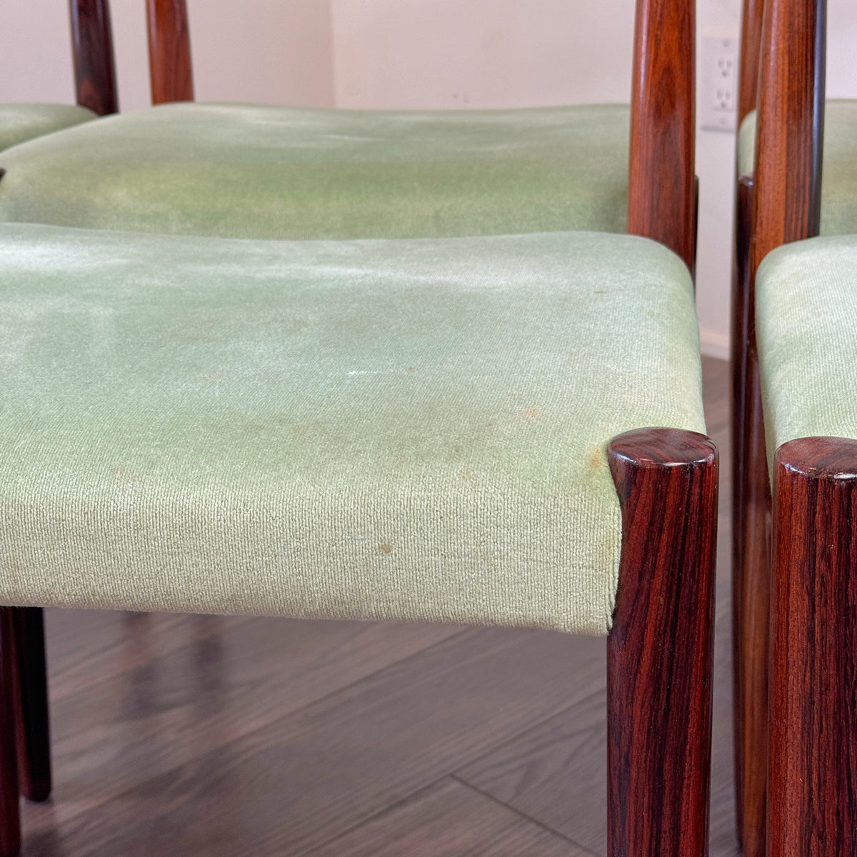 Rosewood Dining Chairs by H.W. Klein for Bramin