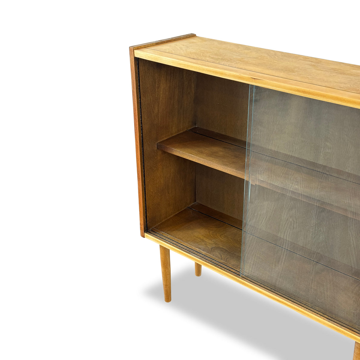 Walnut and Ash Bookcase