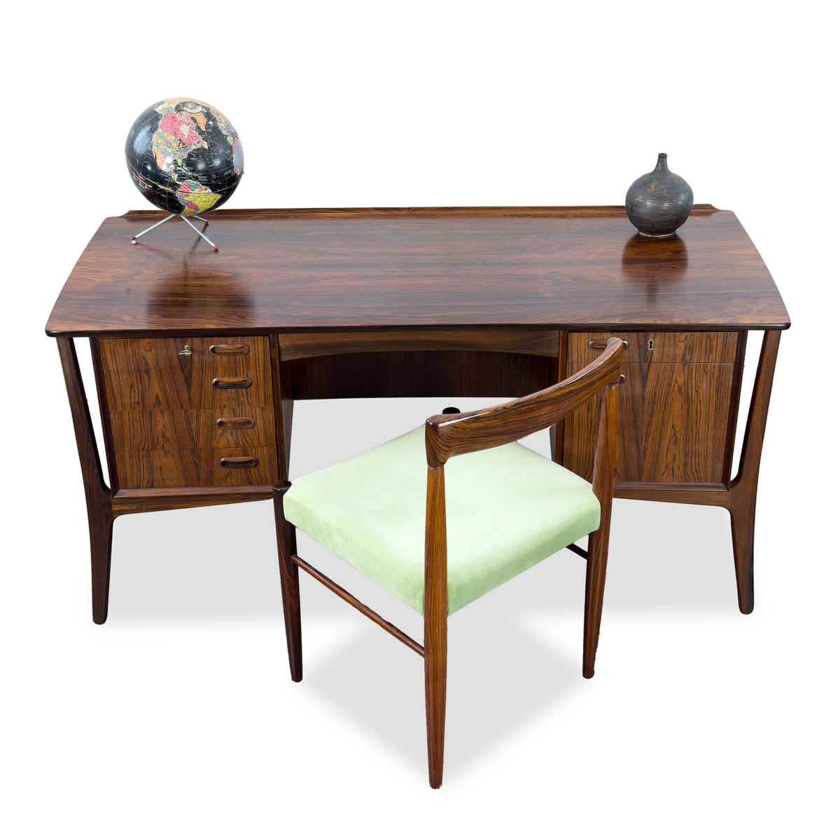 Rosewood Desk by Svend Aage Madsen