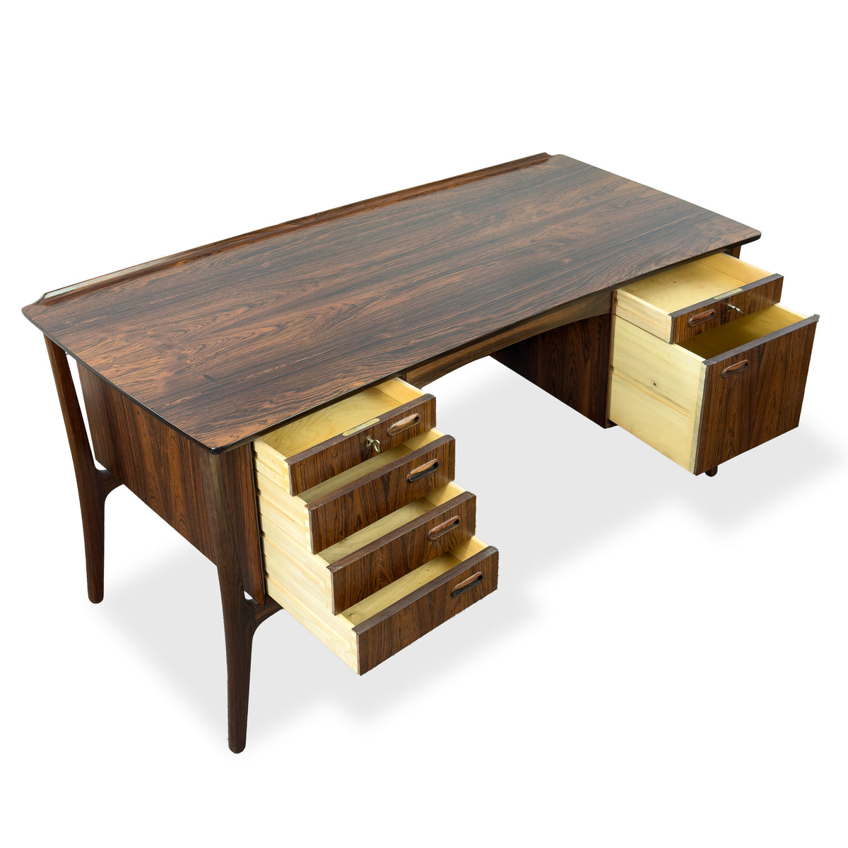 Rosewood Desk by Svend Aage Madsen