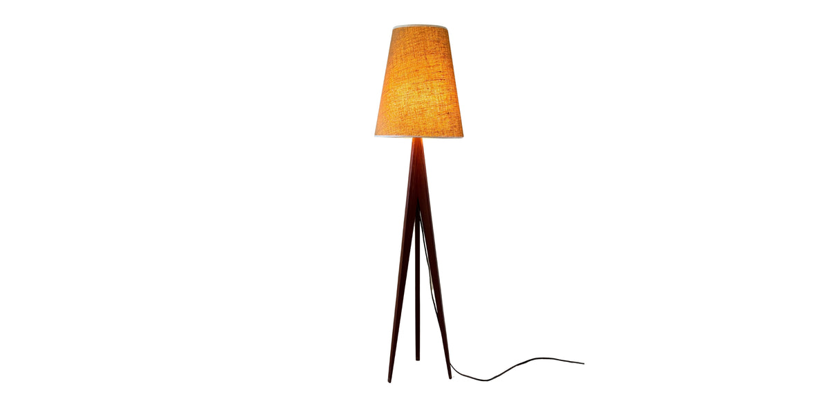 Teak Floor Lamp