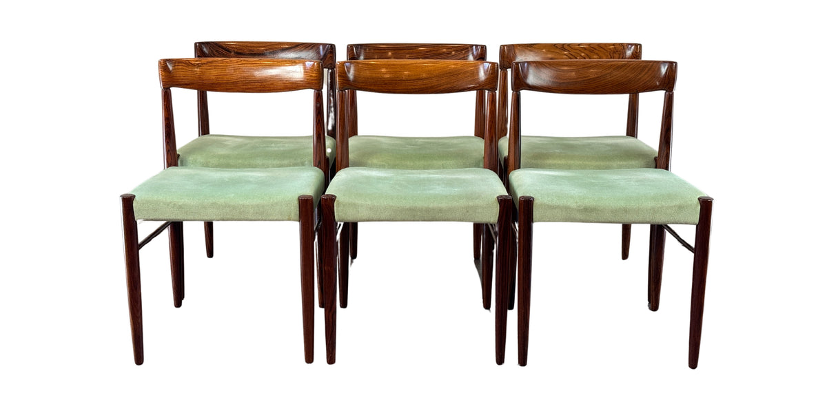 Rosewood Dining Chairs by H.W. Klein for Bramin