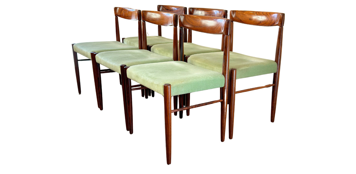 Rosewood Dining Chairs by H.W. Klein for Bramin