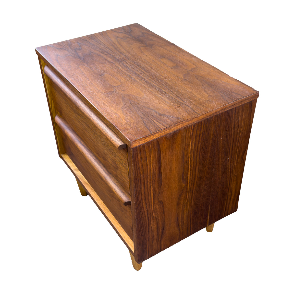 Walnut Nightstand by HPL