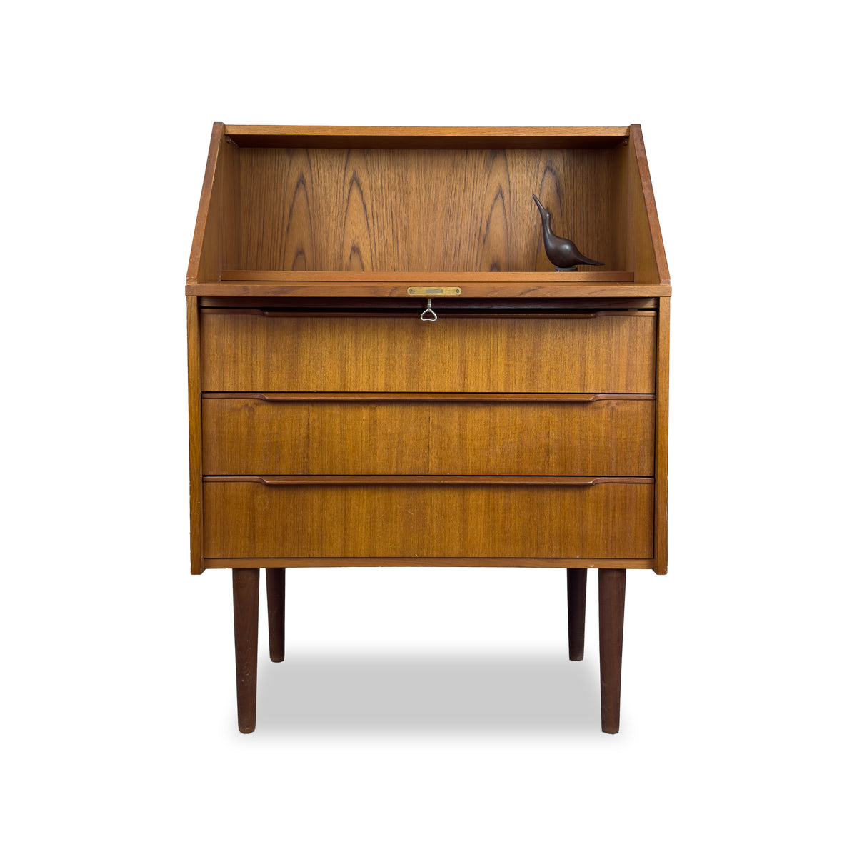 Teak Secretary Desk