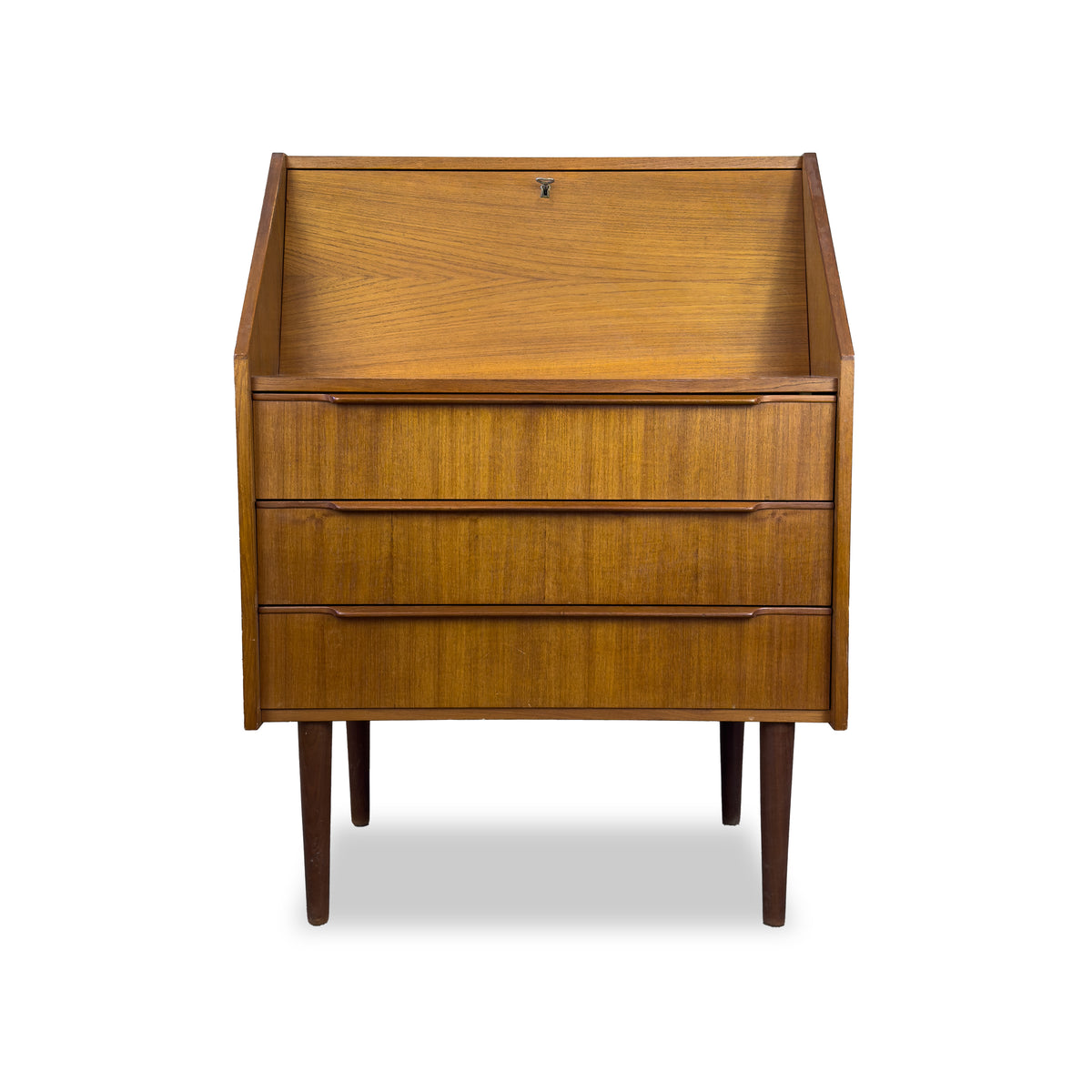 Teak Secretary Desk