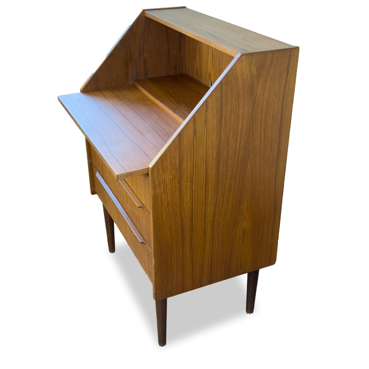 Teak Secretary Desk