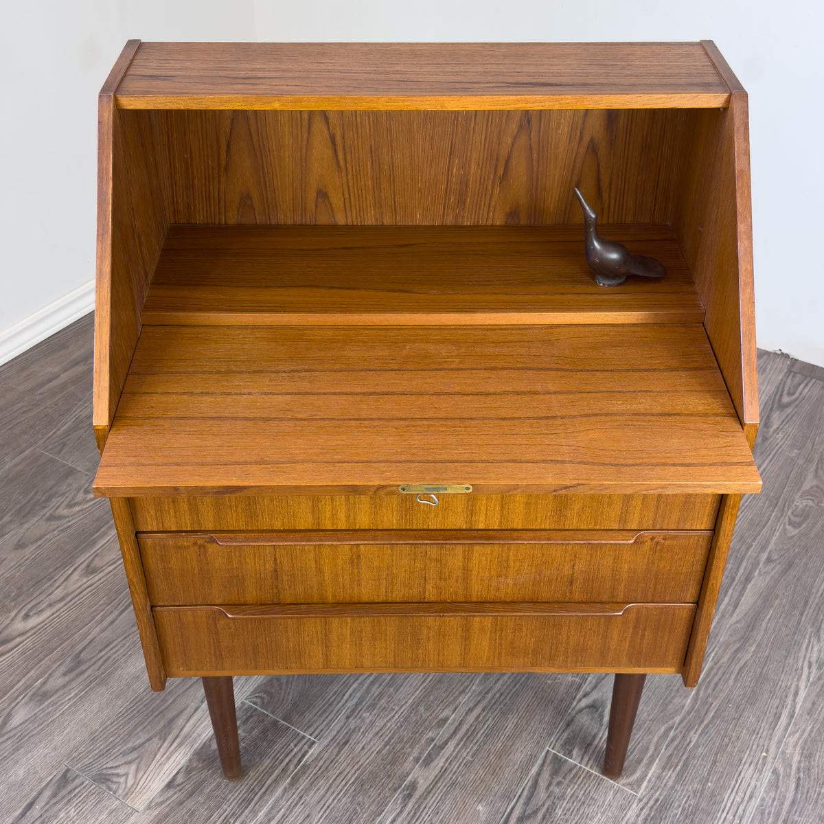 Teak Secretary Desk