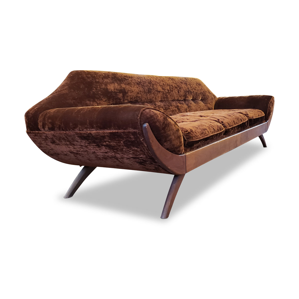 Vintage Mid Century Gondola Sofa