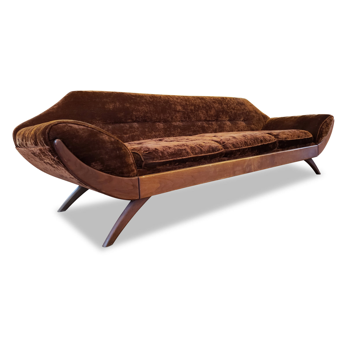 Vintage Mid Century Gondola Sofa 