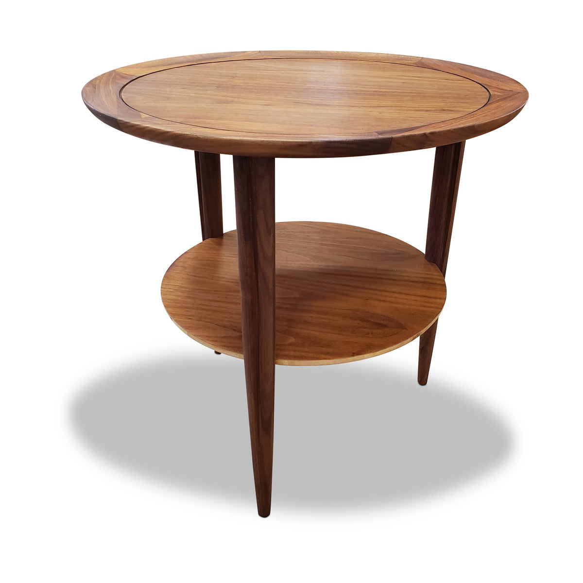 Vintage Walnut Side Table by Deilcraft