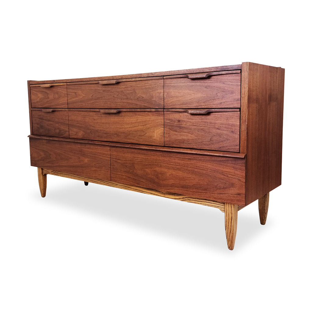 Vintage Walnut Dresser by Haddon Hall 