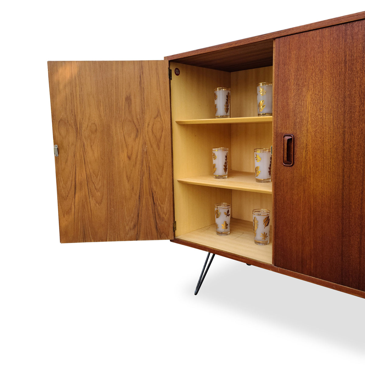 Teak Highboard by Musterring Mobel