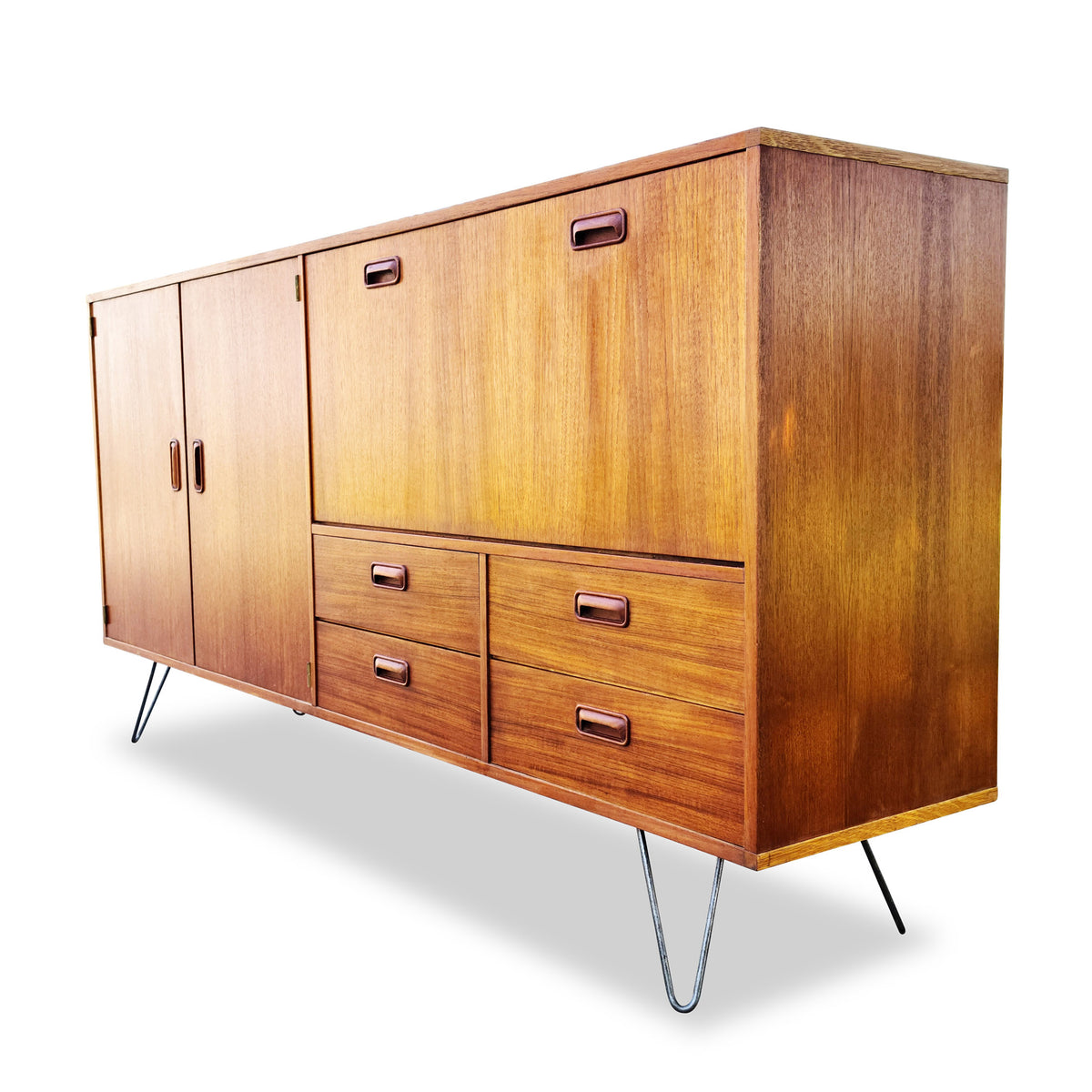 Teak Highboard by Musterring Mobel