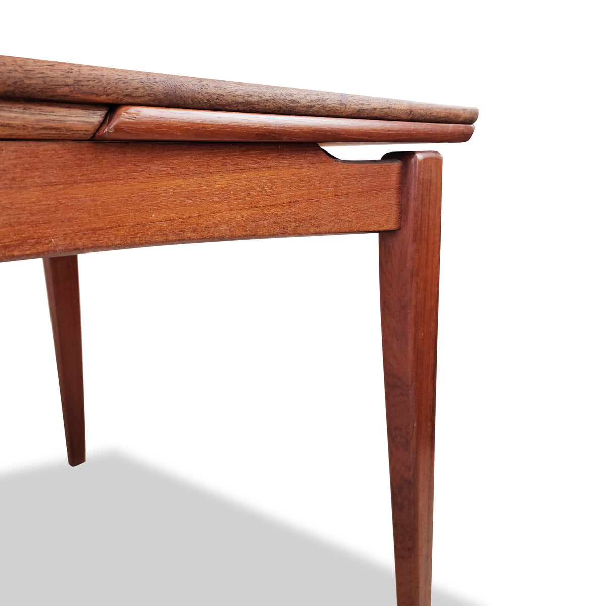 Danish Teak Draw Leaf Table