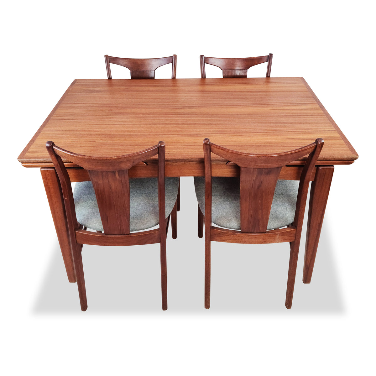 Danish Teak Draw Leaf Table