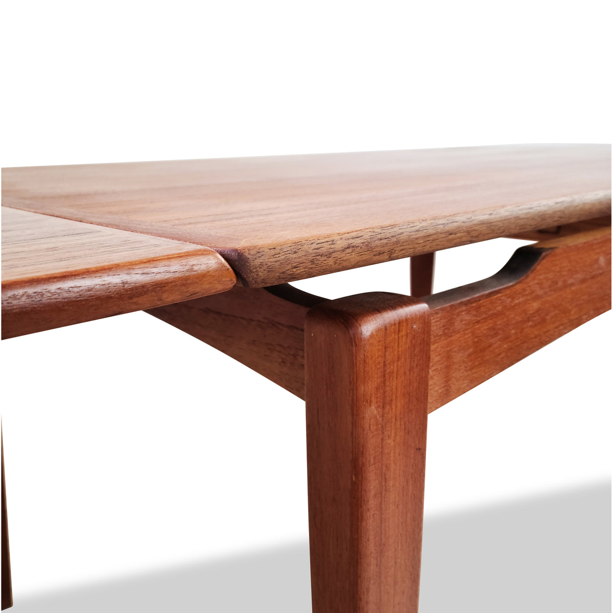 Danish Teak Draw Leaf Table