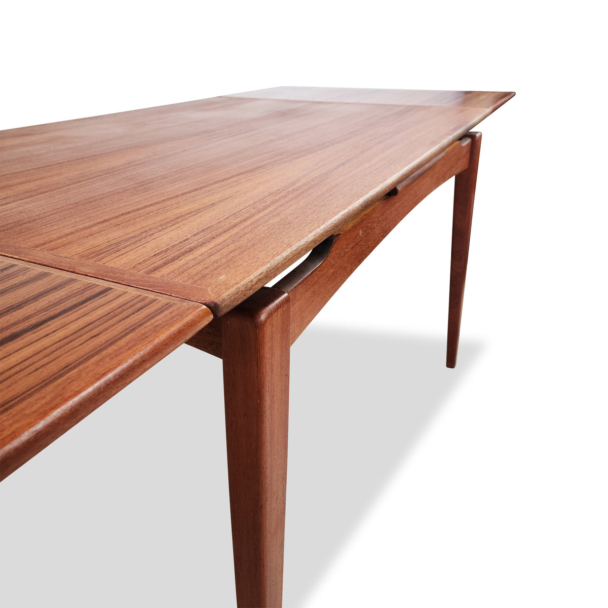 Danish Teak Draw Leaf Table