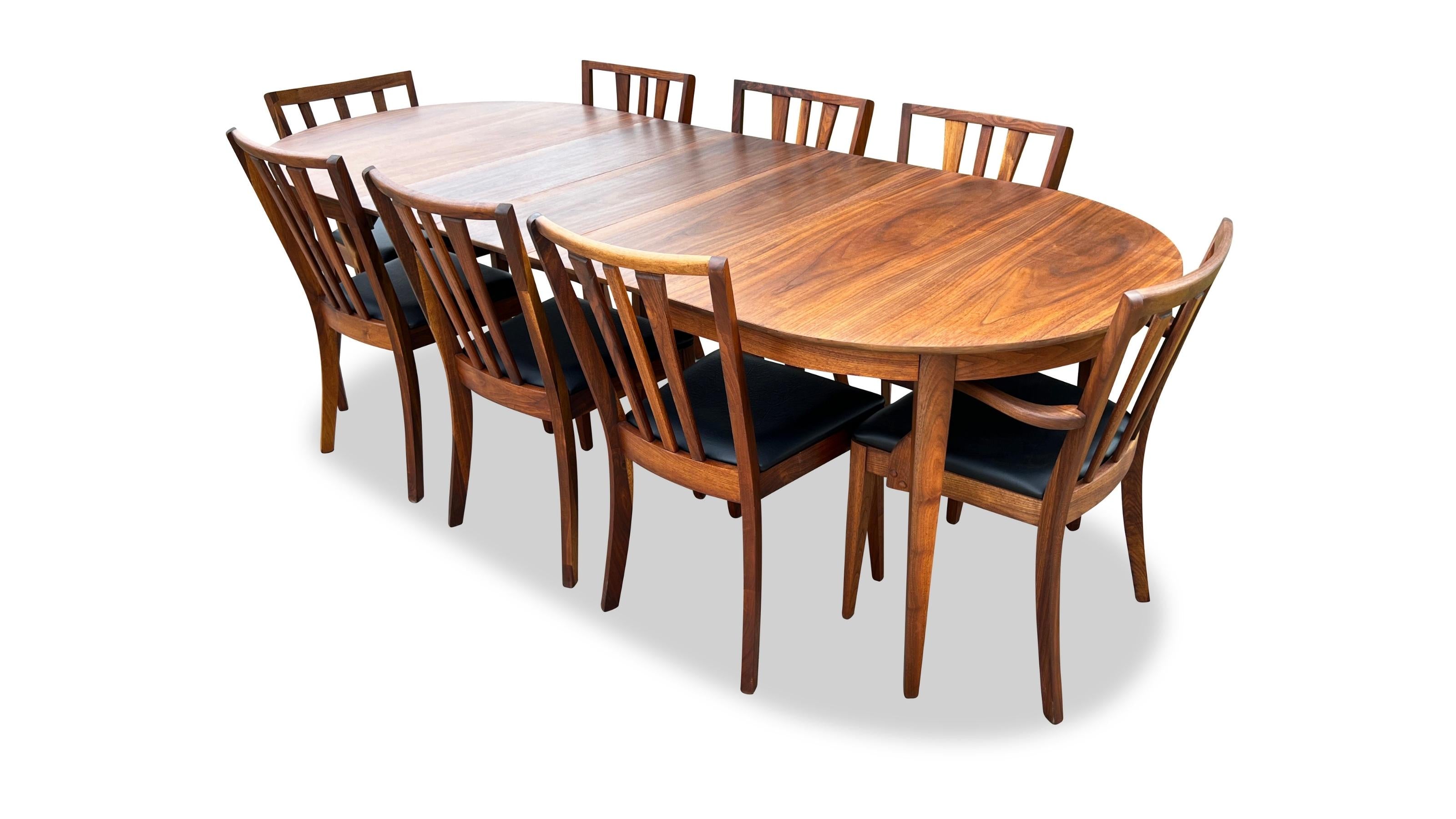 Walnut Dining Table by Gibbard Decade Five Furniture Co