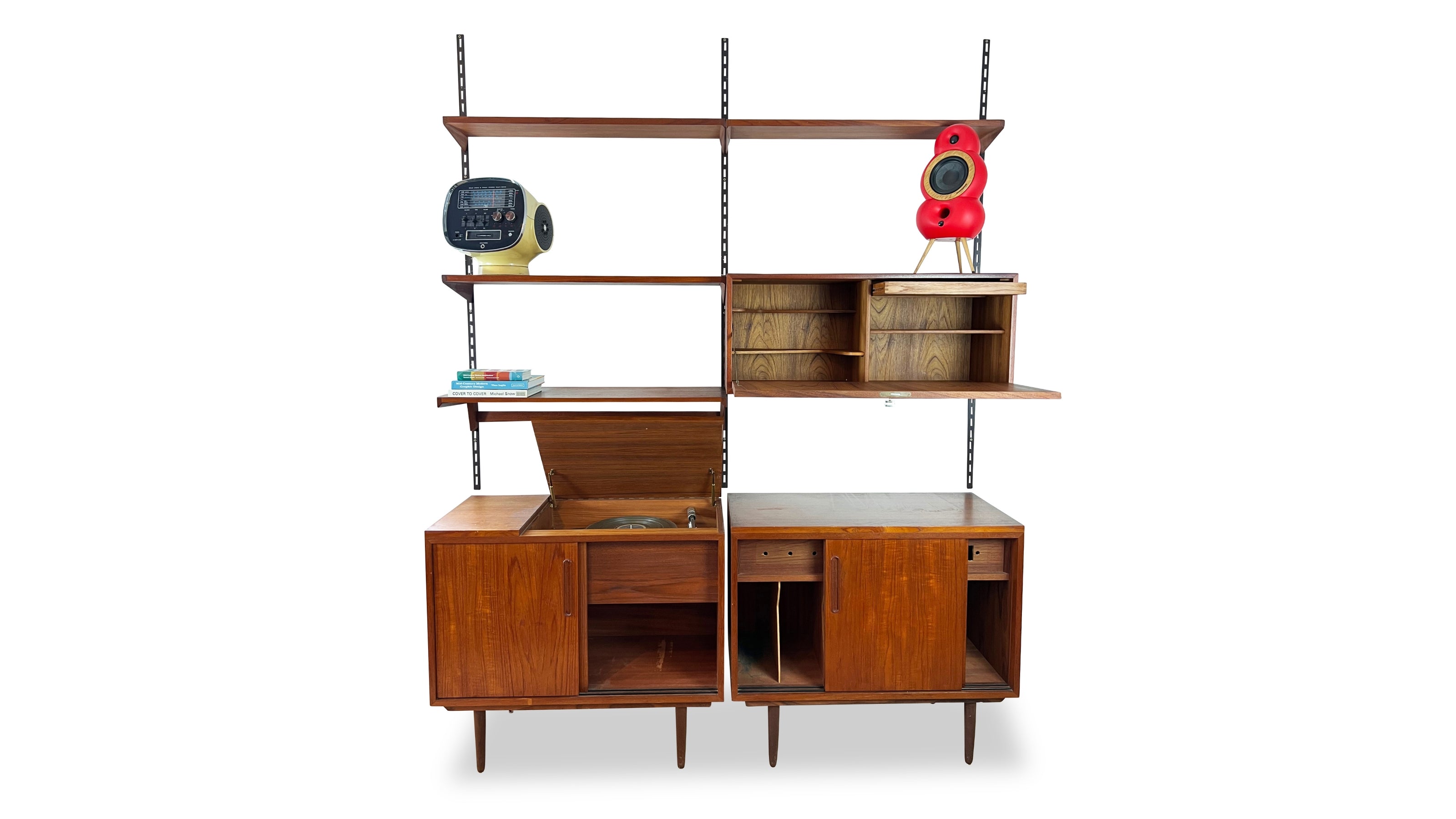 Vintage Modular Shelving Unit - Decade Five Furniture Co.