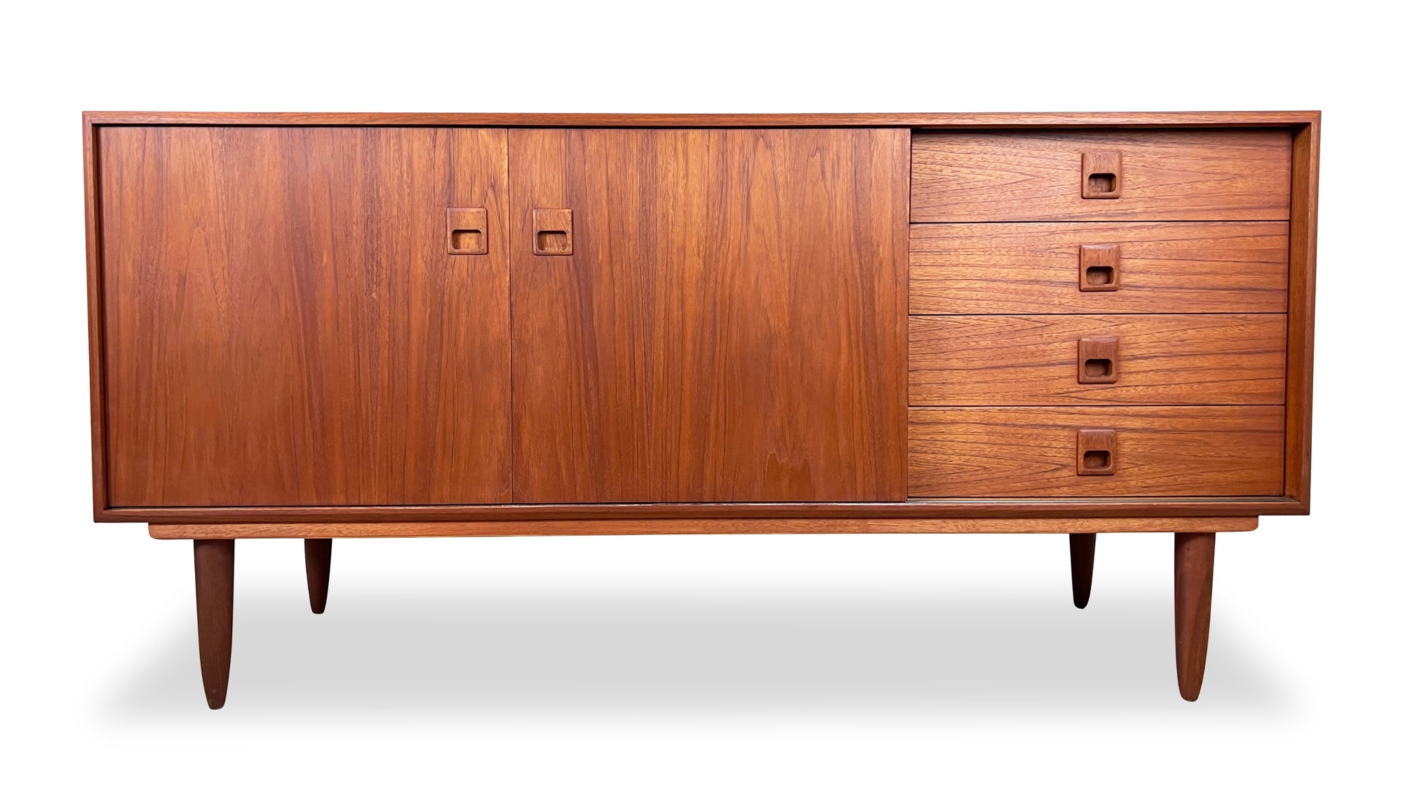 teak sideboard four drawer