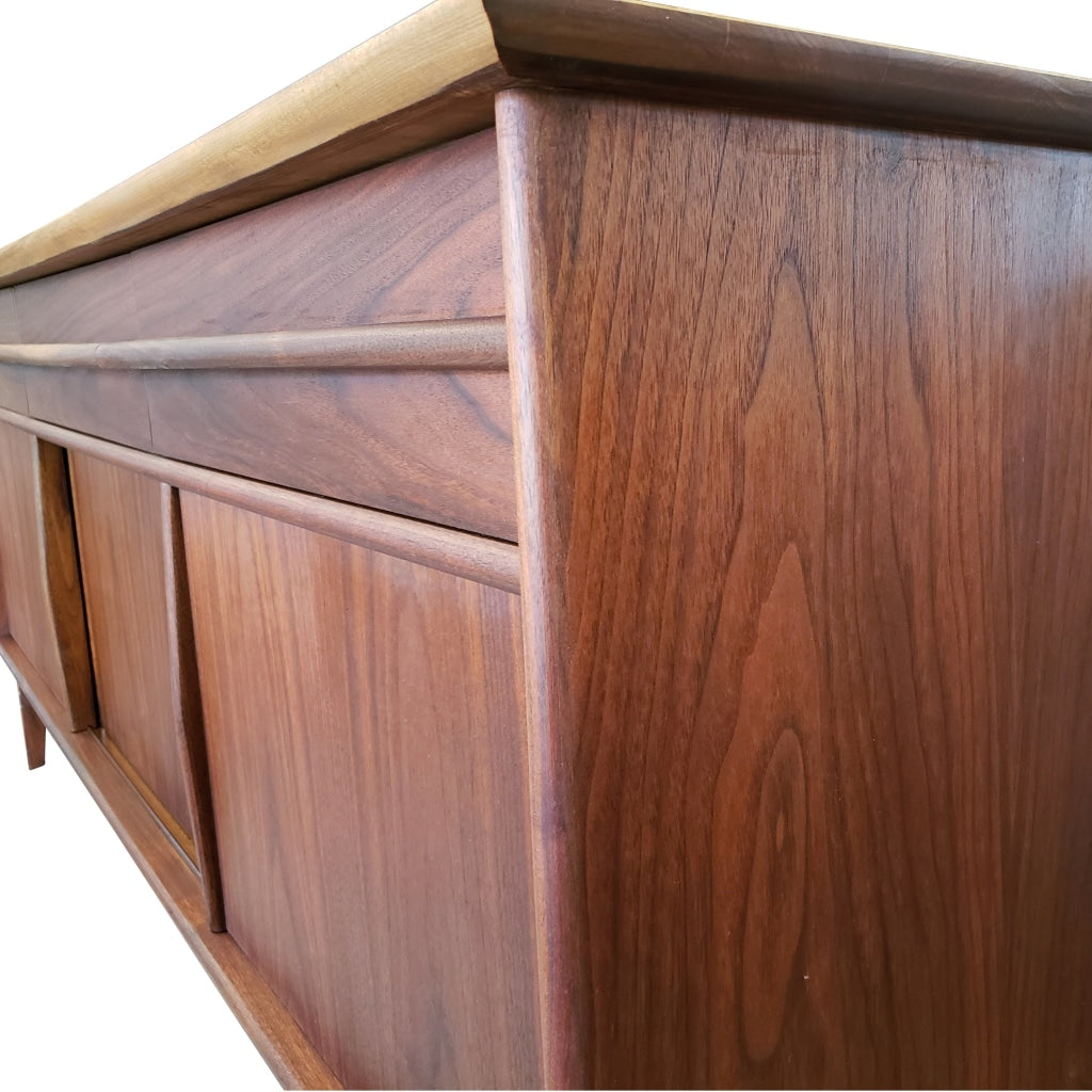 Mid Century Walnut Sideboard By Gibbard