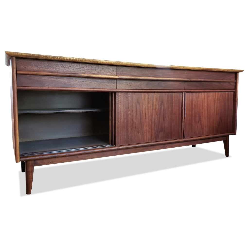 Mid Century Walnut Sideboard By Gibbard